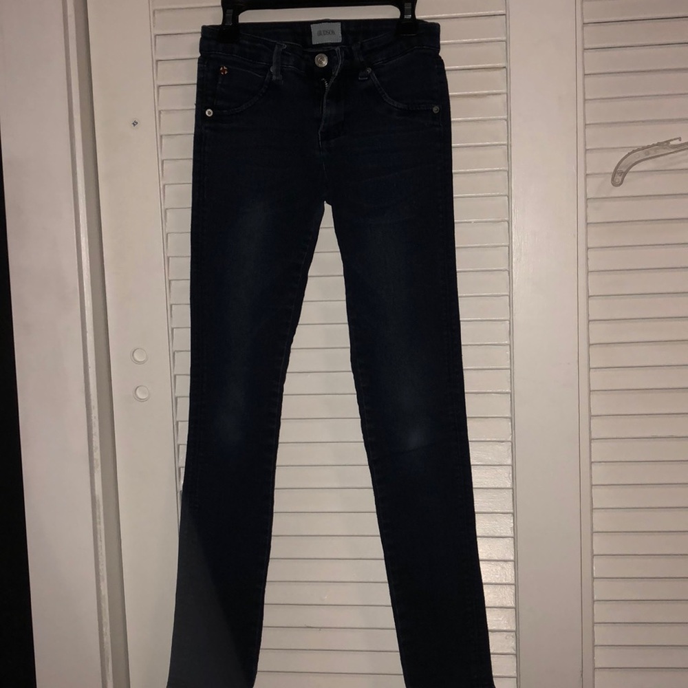 HUDSON dark blue skinny jeans